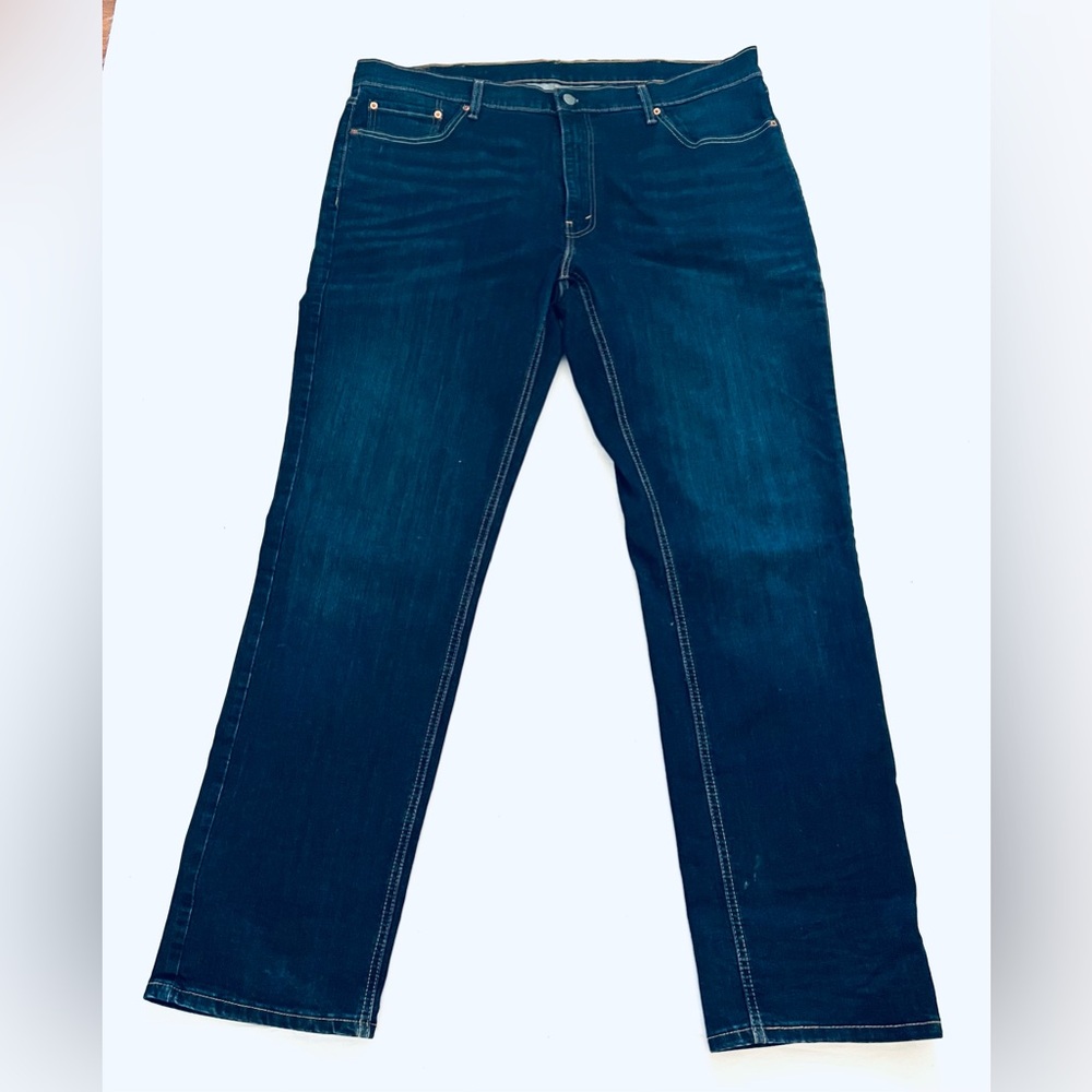 Levis Men’s 40 X36 Dark Blue #541 Straight Leg High Rise Long Stretch Denim